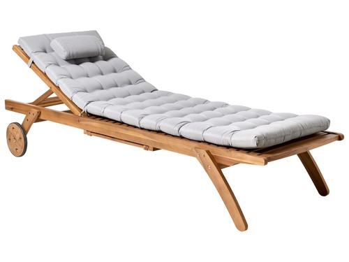 Chaise longue bois acacia - chaise, d'acacia