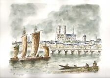 MOGISSE   ROBERT    AQUARELLE