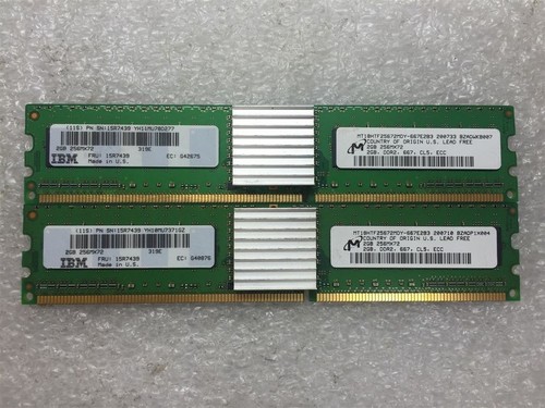 Ibm 15r7439 4gb ddr2 - 4gb, (2x2gb)
