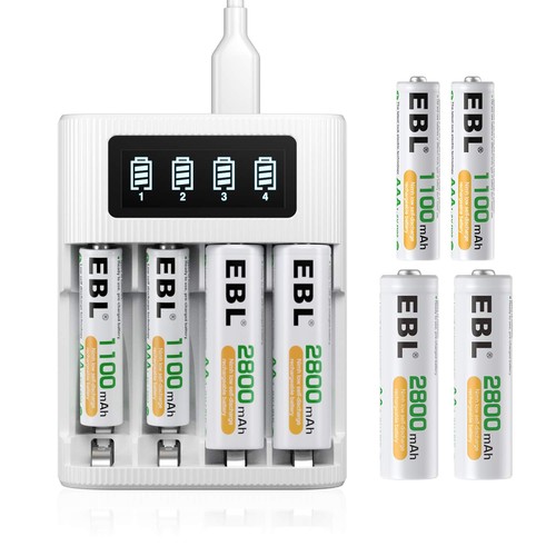 Lcd chargeur piles - lcd, de