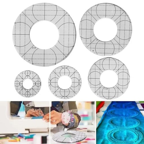 Lot gabarits de patchwork - de, 5