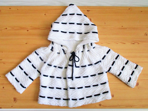 Manteau laine capuche - manteau, à