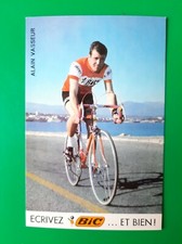 CYCLISME carte cycliste ALAIN VASSEUR équipe BIC 1971