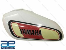 Pour Yamaha XT TT 500 Réservoir De Carburant En Acier Peint Blanc Modèle 1980
