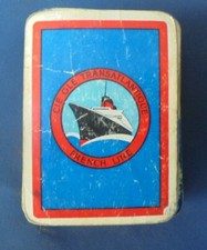Jeu de Cartes Cie Gle Transatlantique FRENCH LINE Normandie Catel & Farcy