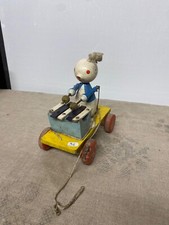 Ancien jouet en bois à tirer