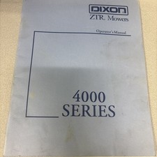 Dixon ZTR Tondeuses Série