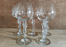 5 verre à pied Bayel Bacchus Venus femme homme 18 cm
