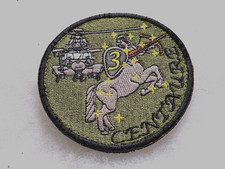 Un insigne tissu militaire ALAT  " 4° RHFS / 3° EOS ".