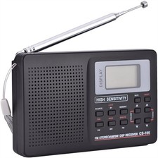 Mini radio FM Portable mini radio FM haute sensibilité avec écran LED