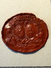 SCEAU CACHET  CIRE  DU  VICOMTE  DE  BOULET  SEIGNEUR DE CARAMESNIL 19 ÈME  N° 3