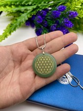 Pendentif aventurine fleur de