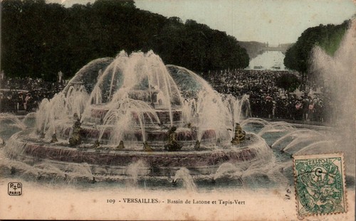 Cpa versailles bassin de - ,