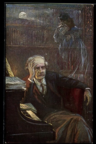 Carte postale compositeur - carte, le