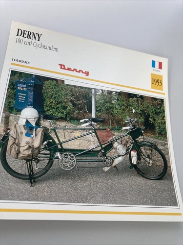 Derny 100 cm3 cyclotandem 1953