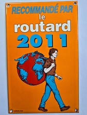 plaque émaillée du routard 2011