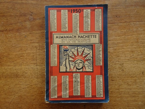Almanach hachette 1950 petite - hachette,