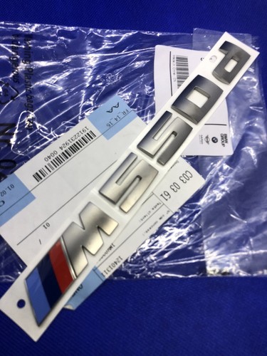 Logo badge bmw m550d e60 - m, m5