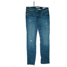 PEPE JEANS New Brooke Slim Fit Look Destroyed Pantalon Stretch W30 L32 Use Bleu