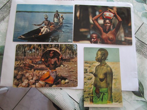 Cartes postales afriqque seins - cartes,