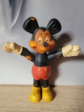 MICKEY MOUSE JOUET ANCIEN WALT DISNEY BENDY ENGLAND EN MOUSSE 