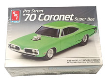 PRO STREET DODGE 70'CORONET SUPER BEE MAQUETTE NEUF BLISTER - AMT Réf 6140 -1/25