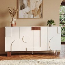 Modern white sideboard - modern,