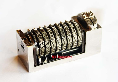 Letterpress numbering - letterpress,
