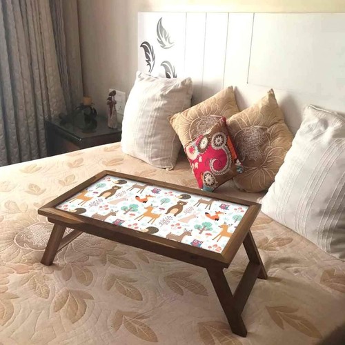 Bois portable table pour - bois,