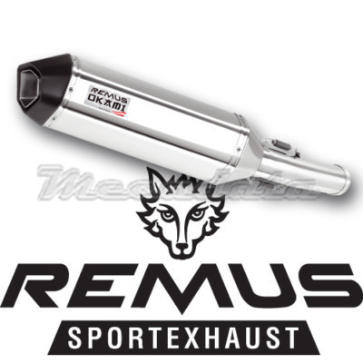 Echappement remus okami inox - echappement,