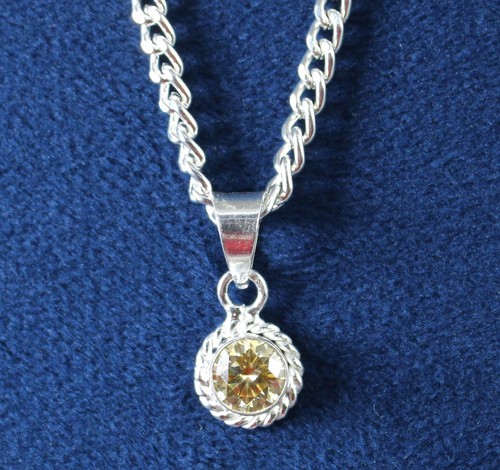 Pendentif solitaire diamant - solitaire,