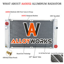 Aluminium Radiateur pour 1985-1991 Porsche 944 2.5L Turbo S2 3.0L 1985 88 1990