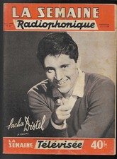 LA SEMAINE RADIOPHONIQUE N°47 ... Novembre 1959 ... SACHA DISTEL