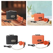 Lecteur de cassettes robuste avec écouteurs, convertisseur cassette vers MP3