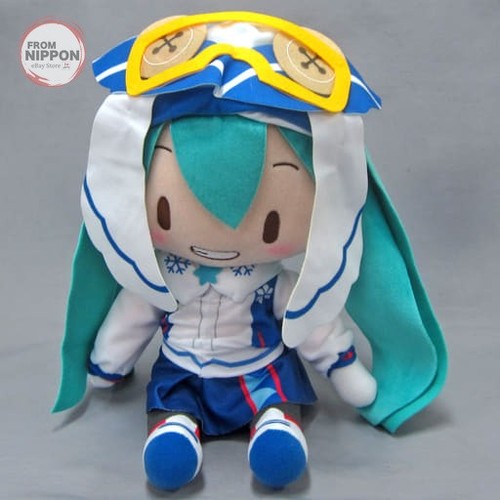 Peluche hatsune miku - peluche, (snow