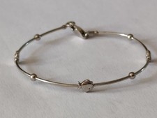 Bracelet Poisson Argent Massif 925 - 4,6 g - 19 cm Bijoux Vintage