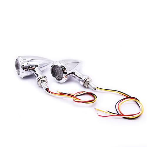 10mm chrome bullet led - chrome,