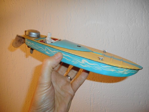 Canot hors bord - tôle, cm