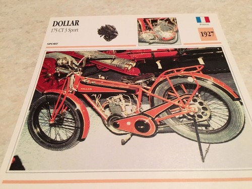 Carte moto dollar 175 - 175, ct3