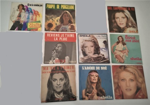 Sheila lot disques vinyles - sheila, 9