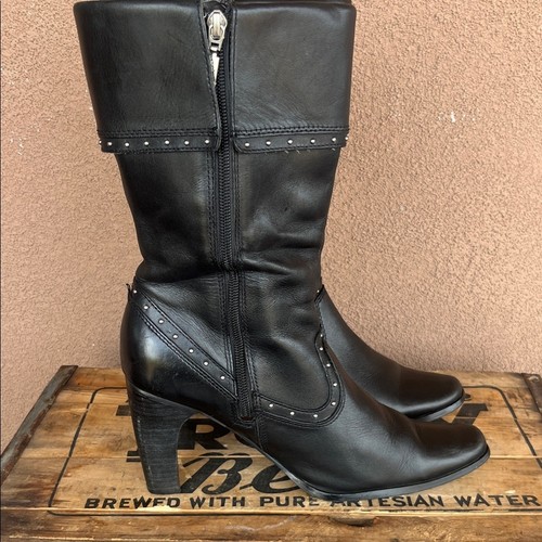 Harley davidson black leather - black,
