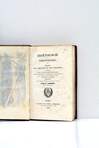 Erpétologie ichthyologie - erpétologie, et