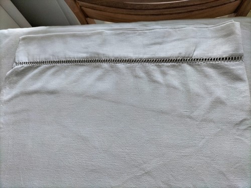 Drap ancien brodé dimension - drap,