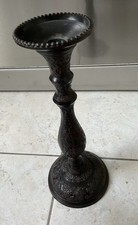 bougeoir chandelier marron foncé hauteur 28 cm marque Comptoir de Famille neuf