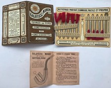 ANCIEN NÉCESSAIRE DE NETTOYAGE POUR PIPE BALAYEUSE MANON NETTOIES-PIPE CIGARE