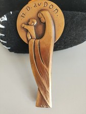 Plaque En Bronze De La Vierge
