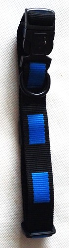 Collier bleu noir martin - noir, de
