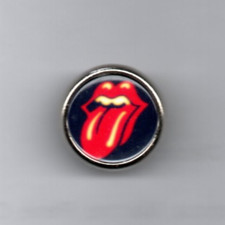 ROLLING STONES Pin's pins rond (fond noir)