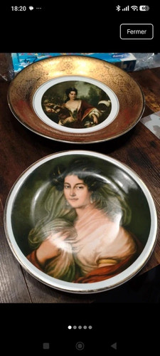 Assiettes décoratives - , en