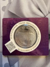 pièce 1 once  argent Fin pur